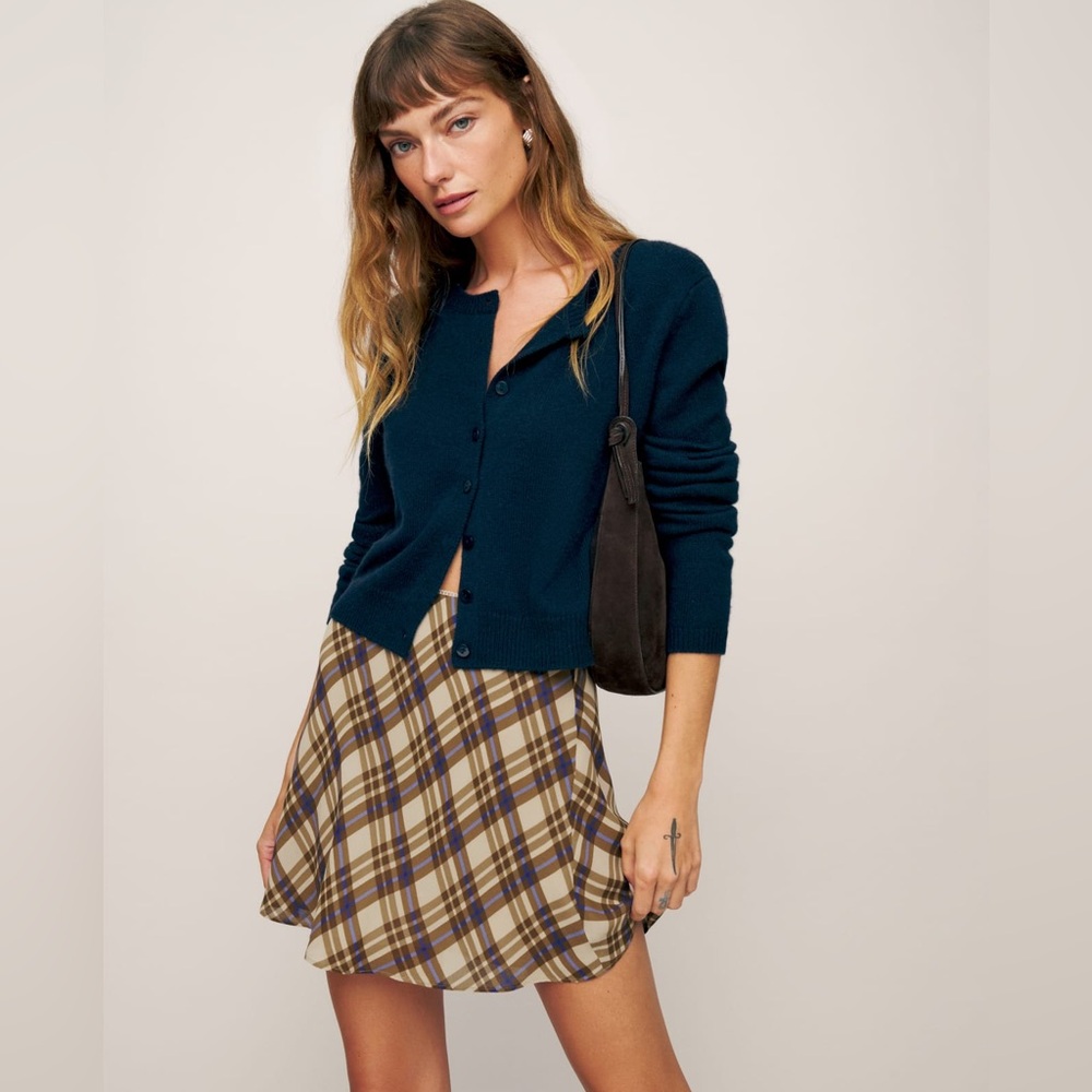 Reformation plaid Brandy skirt